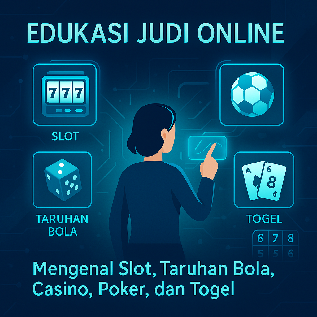 Edukasi Judi Online: Cara Bijak Mengenal Slot, Taruhan Bola, Casino, Poker, dan Togel
